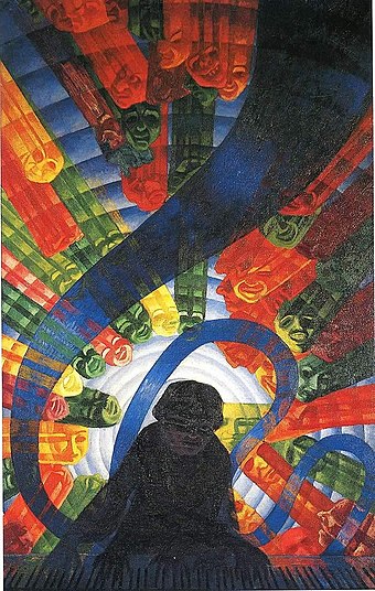 La musica [fr] by Luigi Russolo (1912). La musica, Luigi Russolo.jpg