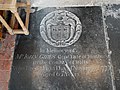 Ledger stone in the chancel of the Church of All Saints, Chingford. [60]