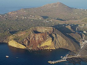 Vista de la isla de Linosa.