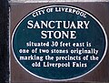 Liverpool Market Sanctuary Stone, Castle Street.