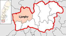 Localização de Ljungby