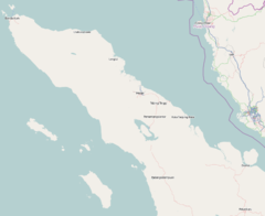 Sinabung is located in Sumatra Utara