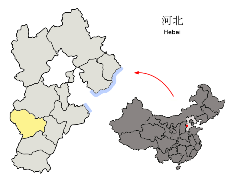 File:Location of Shijiazhuang Prefecture within Hebei (China).png