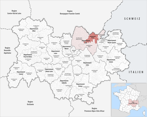 Locator map of Arrondissement Nantua 2019.png