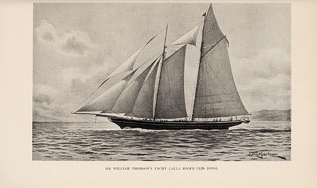 Lord Kelvin's sailing yacht Lalla Rookh