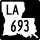 Luizjana Highway 693 znacznik