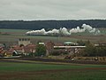 Čeština: Parní vlak nedaleko obce Lišany a Lužná u Rakovníka nápověda English: Steam train near Líšany and Lužná u Rakovníka station. Central Bohemian Region, CZ help