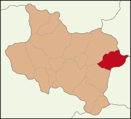 District de Selendi - Carte