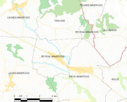 Peyriac-Minervois - Localizazion