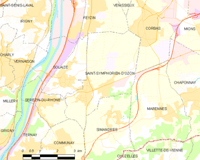 Map commune FR insee code 69291.png