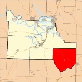 Locatie van Auglaize Township