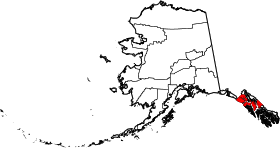 Localisation de Hoonah-Angoon Census Area, Alaska