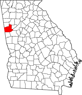 Map of Georgia highlighting Carroll County.svg
