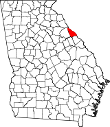 Map of Georgia highlighting Lincoln County.svg