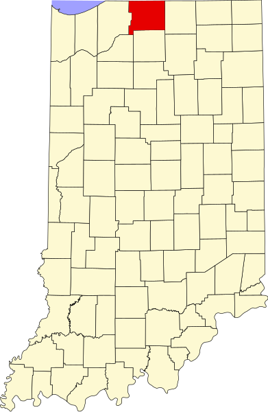 File:Map of Indiana highlighting Saint Joseph County.svg