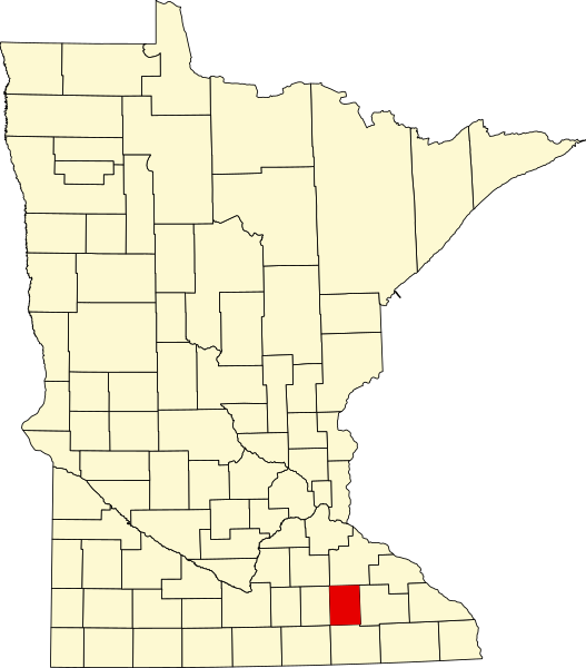 File:Map of Minnesota highlighting Dodge County.svg