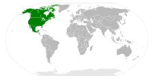 Map of NAFTA