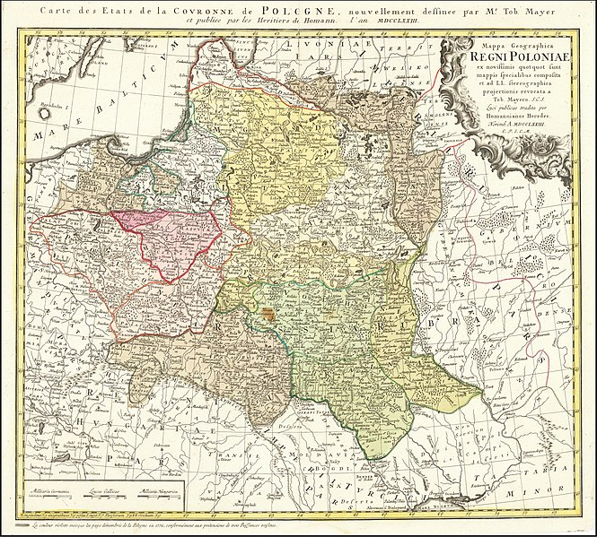 File:Mappa Geographica Regni Poloniae ex novissimis quotquot sunt mappis specialibus composita et al L.L. Stereographicae projectionis revocata a Tob. Mayero. . . . MDCCLXXIII.jpg