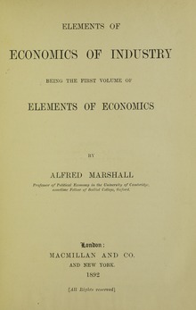 alfred marshall economics