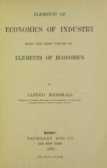 マーシャル経済学、ミル政治経済学(英文)