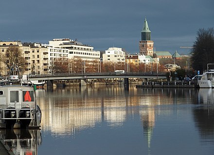 The Aurajoki river in Turku