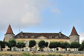 Château de Matecoulon, la façade sud.