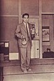 松竹新喜劇『二階の奥様』の会社員坂野 （1955年7月、大阪歌舞伎座）