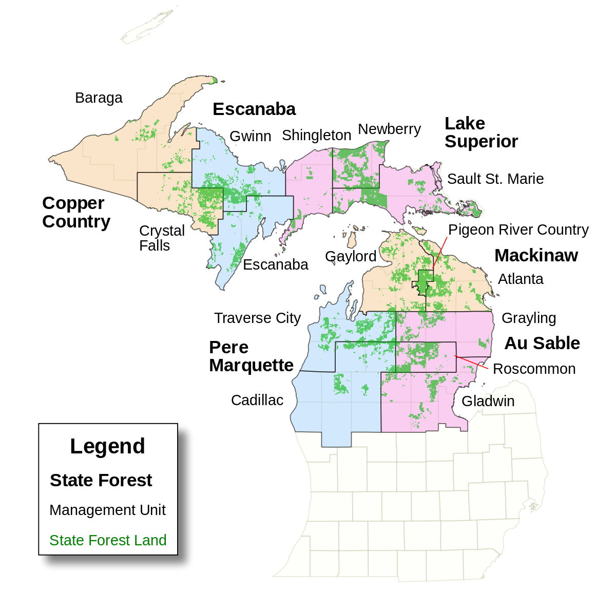 Mackinaw State Forest Wikipedia