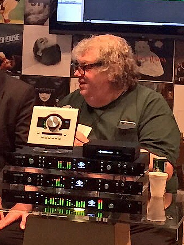 Mick Guzauski at 2016 NAMM Show (Universal Audio booth)