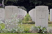 Two headstones of unknown soldiers
