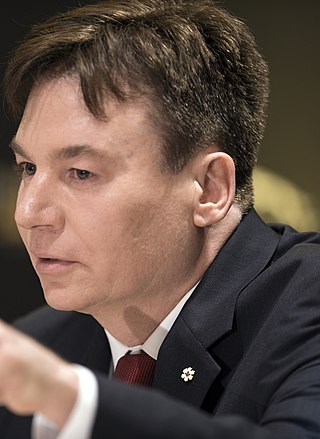<span class="mw-page-title-main">Mike Myers</span> Canadian actor, comedian, and screenwriter (born 1963)