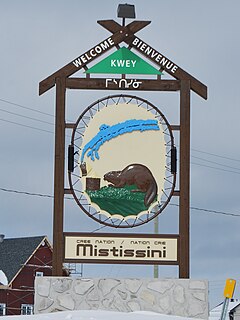 Mistissini Terre réservée crie in Quebec, Canada