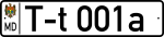 Moldova transit license plate Tt001a MD.svg