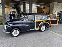 An example of a Morris Traveller converted for use as a hearse Morris Traveller Hearse.jpg