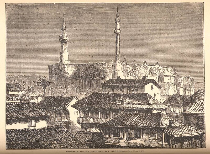 File:Mosque of St. Sophia at Nicosia. (1878) - TIMEA.jpg