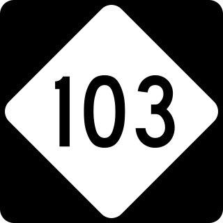 <span class="mw-page-title-main">North Carolina Highway 103</span> State highway in Surry County, North Carolina, US