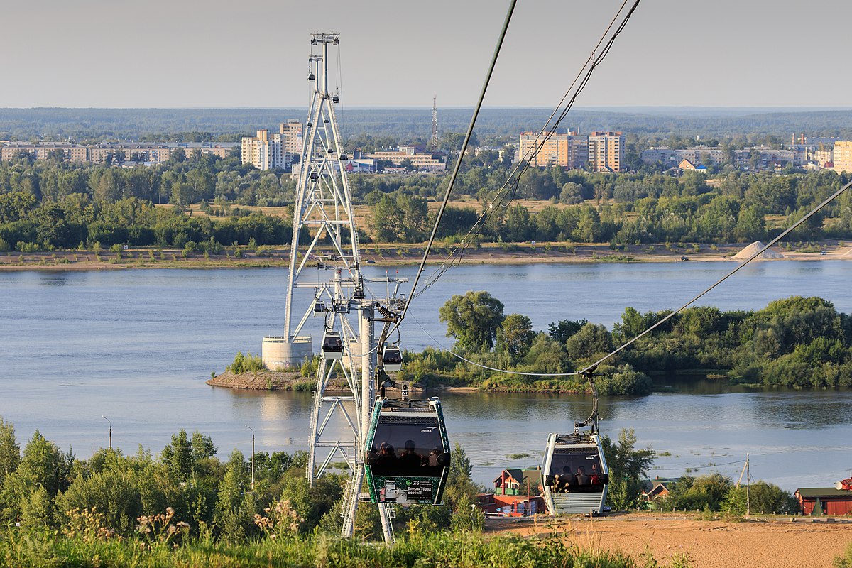 канатная дорога в нижнем новгороде фото