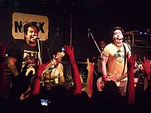 NOFX performing at The Wall in Taipei, Taiwan