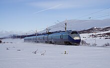 A-series train on the Dovre Line NSB Class 73 near Dombas 2.jpg