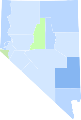 Résultats de l'élection présidentielle du Nevada 1912.svg