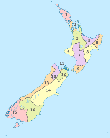 New Zealand, administrative divisions - Nmbrs - colored.svg