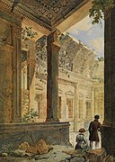 O Templo de Diana (1826), por Charles Léopold Émile Henry (1797–1885).