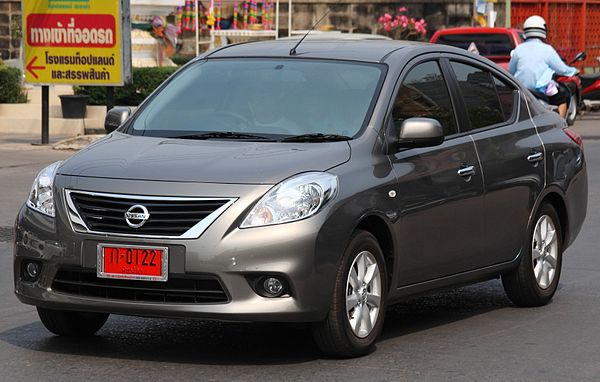 2012 Nissan Almera (Thailand, pre-facelift)