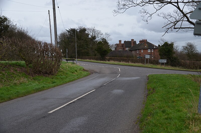 File:Normanton road junction with A617 - geograph.org.uk - 4806425.jpg