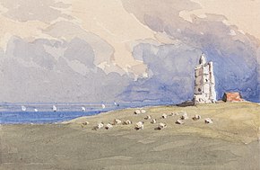 North Foreland Lighthouse by George Jackson, ca. 1839–1844