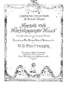 Among the Northumbrian Hills, title page, 1922 (Source: Wikimedia)