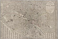 1831 (Logerot, Nouveau plan routier de la ville de Paris ou Guide exact de cette capitale, divisée en XII arrondissemens avec leurs mairies et en 48 quartiers : 1831)