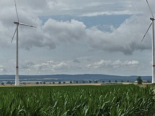 Blick Richtung Salzgitter-Höhenzug vom Oderwald bei Cramme aus