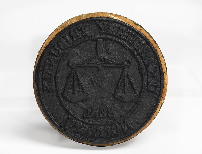 File:Official Seal of U.S. Military Tribunals, Nuremberg Stamp - NARA - 12573425 (page 3).jpg