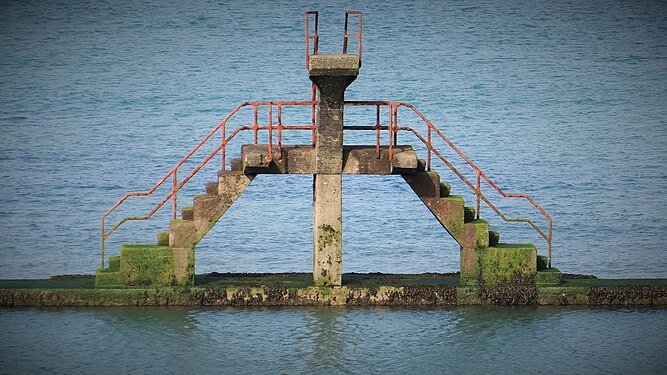 Old diving board